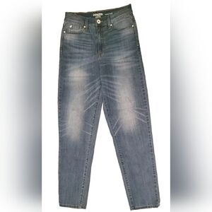 DENIZEN From Levi's Mom Jeans Women's Size 3 25/26 High Rise Distressed 5-Pocket